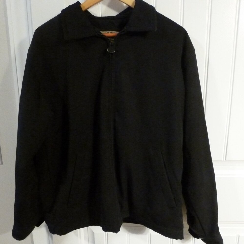 RFT Rainforest Men's Medium Full Zip Long Sleeves Black Jacket